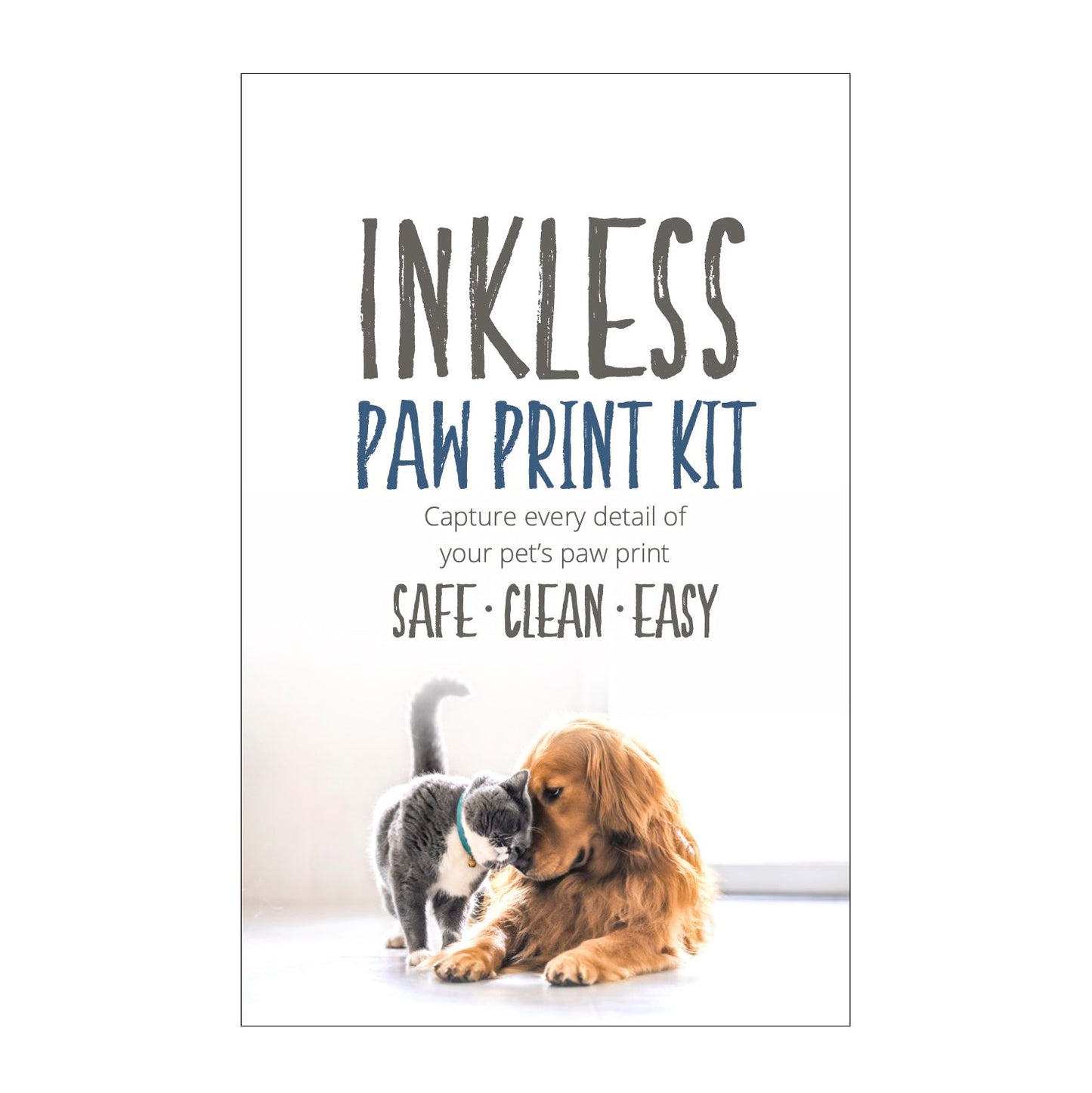 Inkless Pet Paw Print Kit